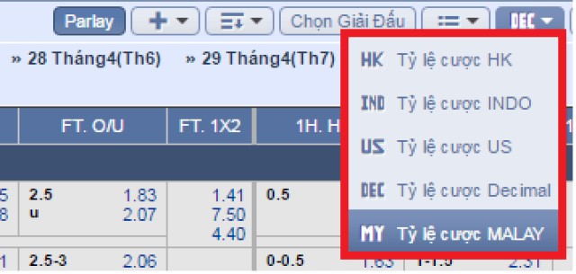 Cách tính tiền thường kèo châu Á và kèo tài xỉu tương tự nhau